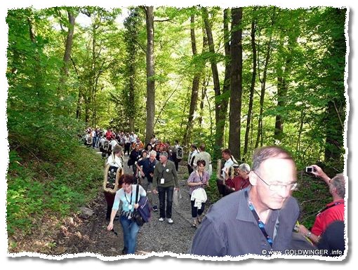 Empfang durch den Schellnerclub Mels