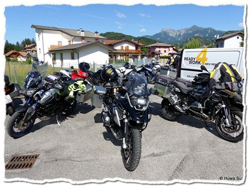 Abfahrt zur Tour