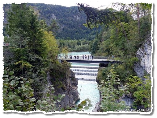 Der Lechfall bei Füssen